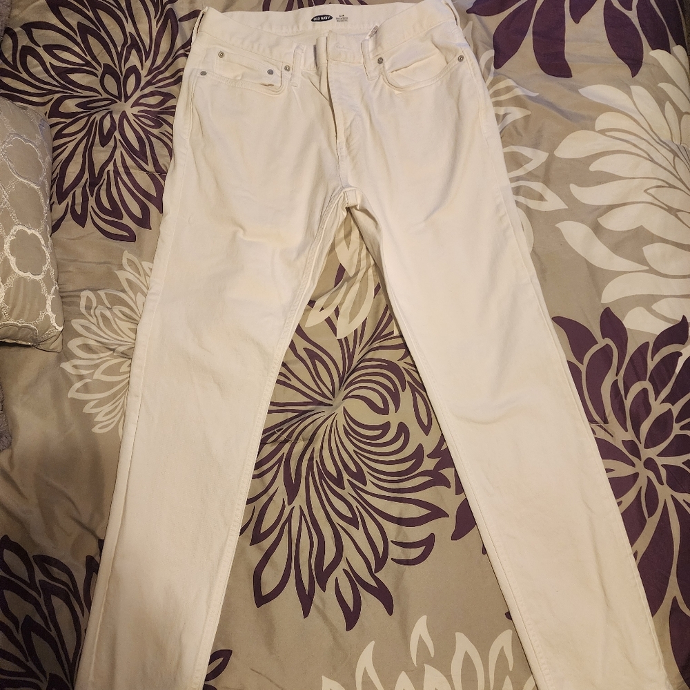 White jeans